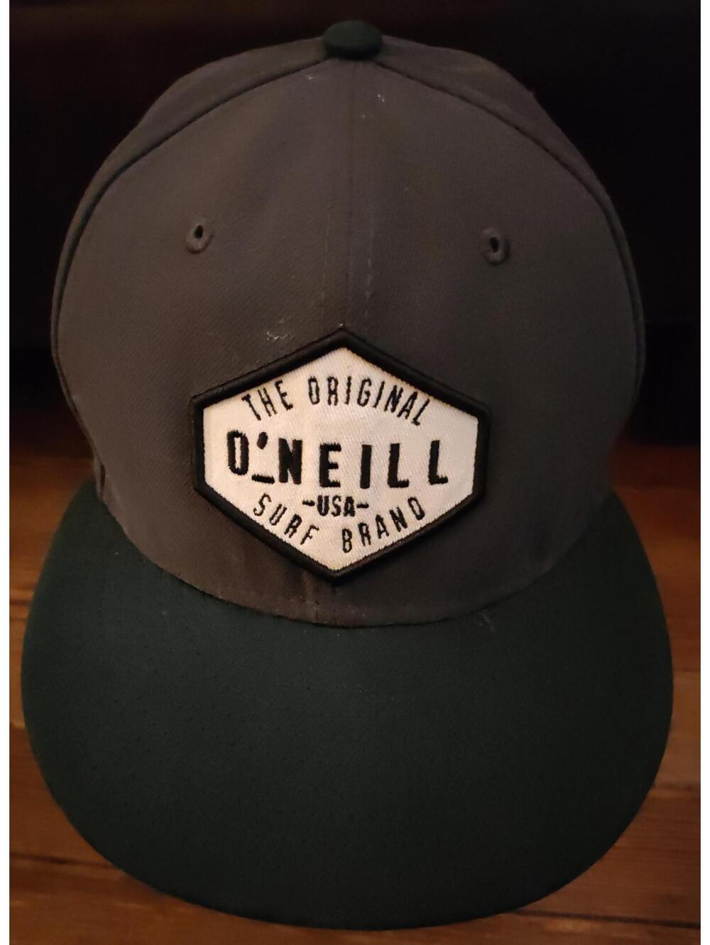 O'Neill Surf + New Era Collab - gray w green bill snapback
